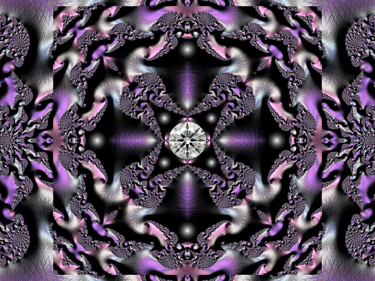Jeweled Light Beams by Rel Rogers 