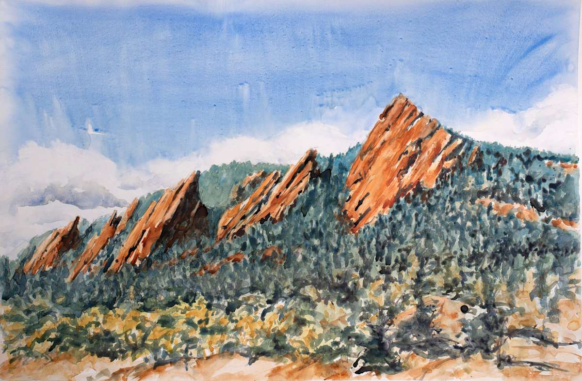 Flatirons North by J Michael Gatlin, Image 1.