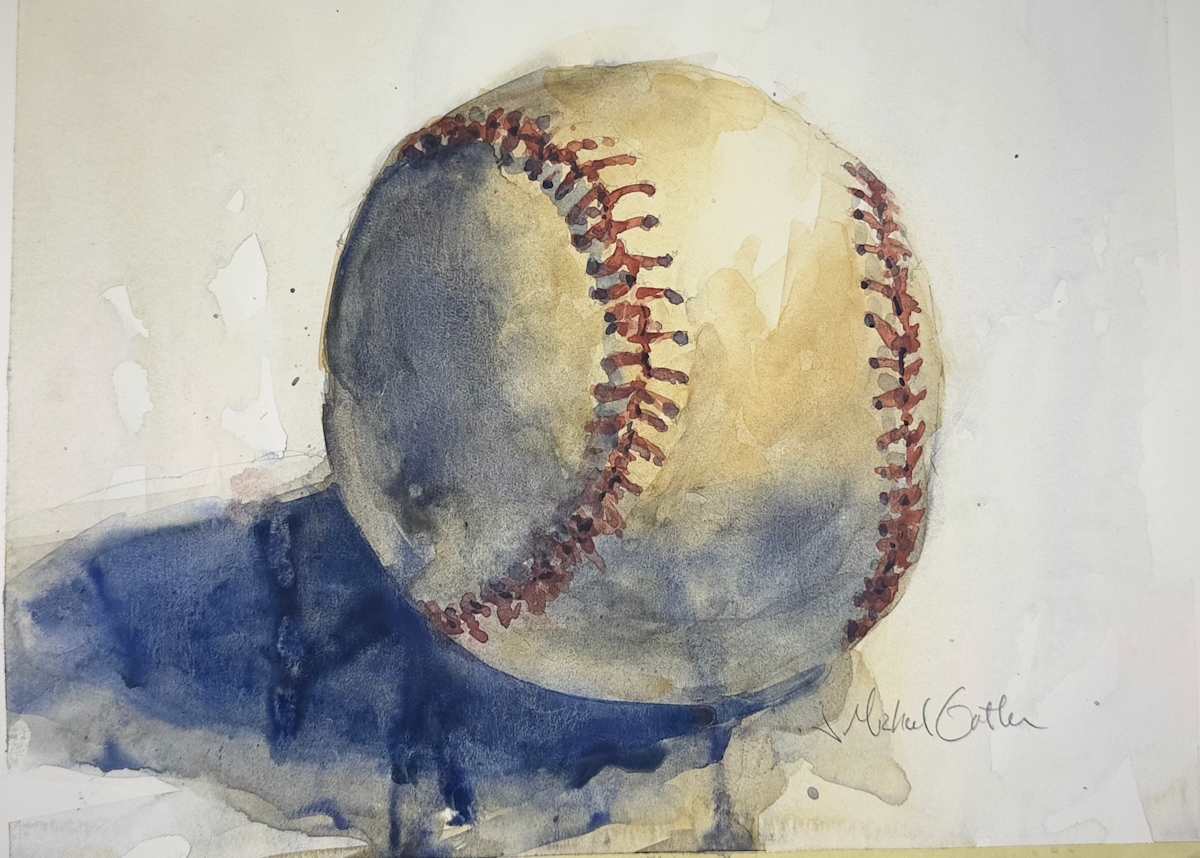 Foul Ball! –Study by J Michael Gatlin, Image 1.