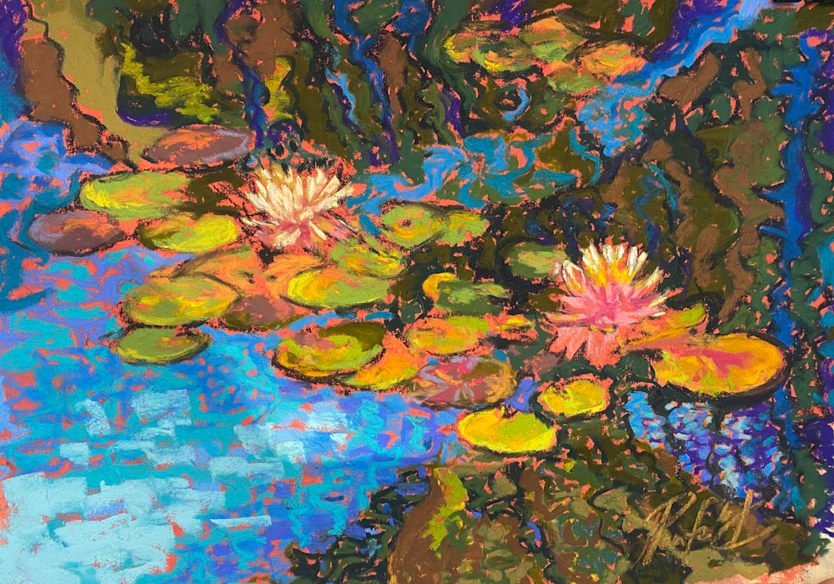 Whispers on the pond by Susan Penfold 