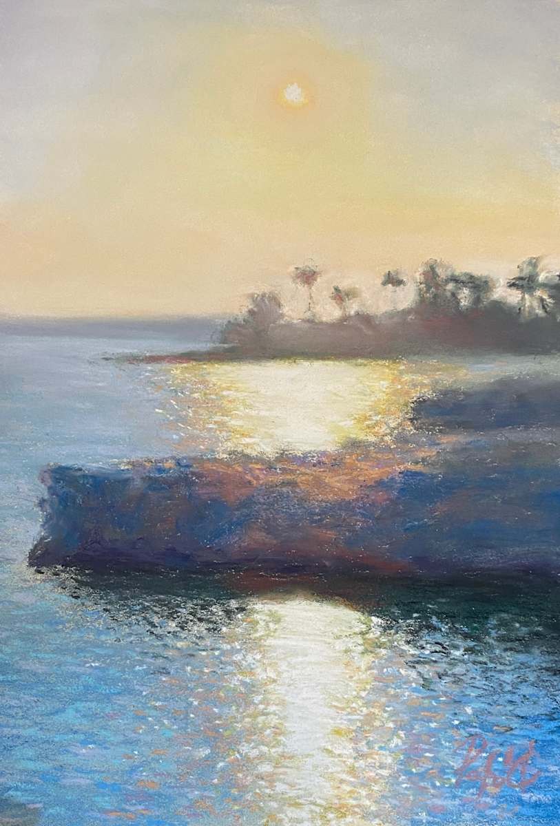 Sun’s kiss - en plein air by Susan Penfold 