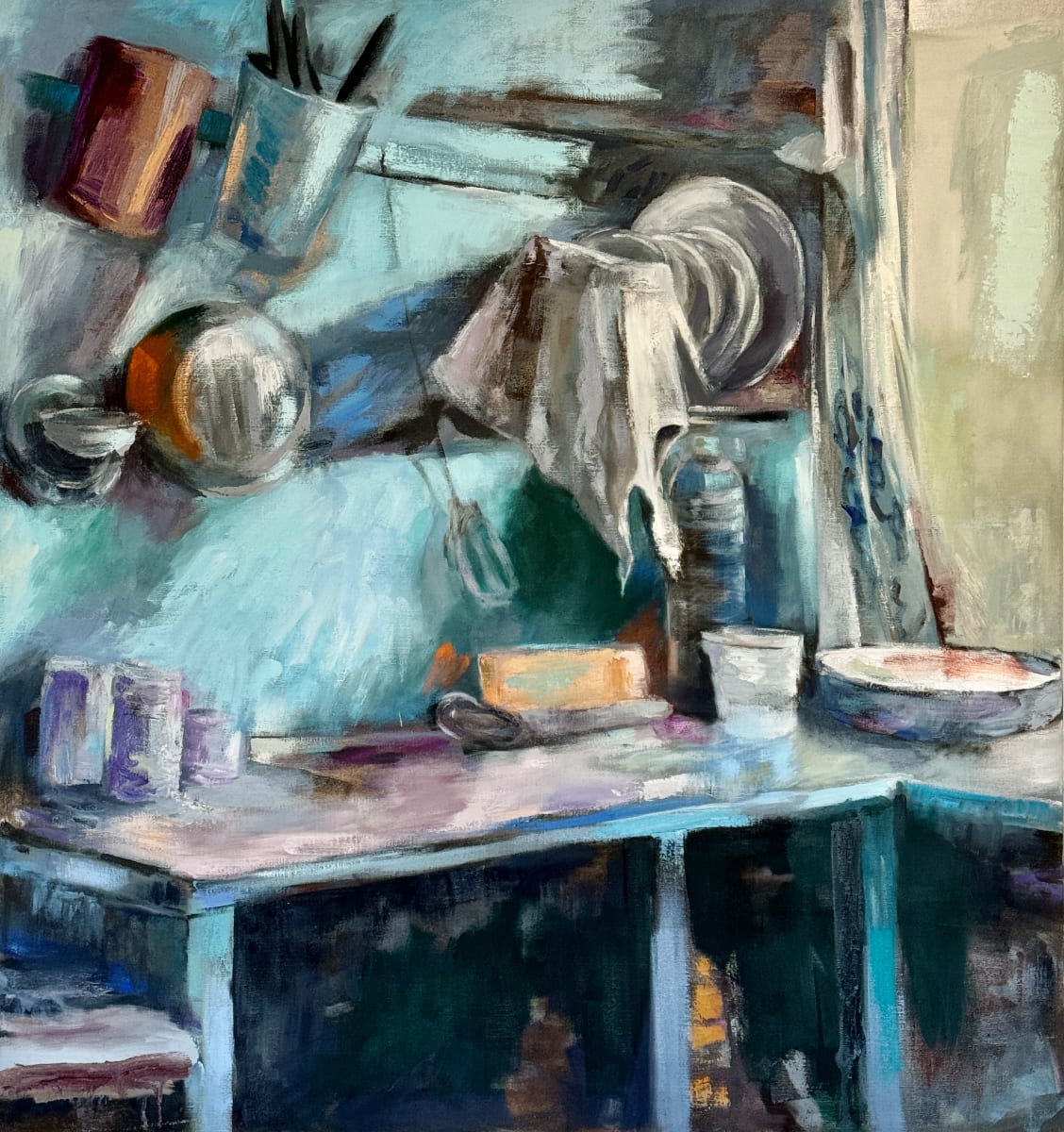 Tellerwäscher / Washing Dishes by Carola Dewor 