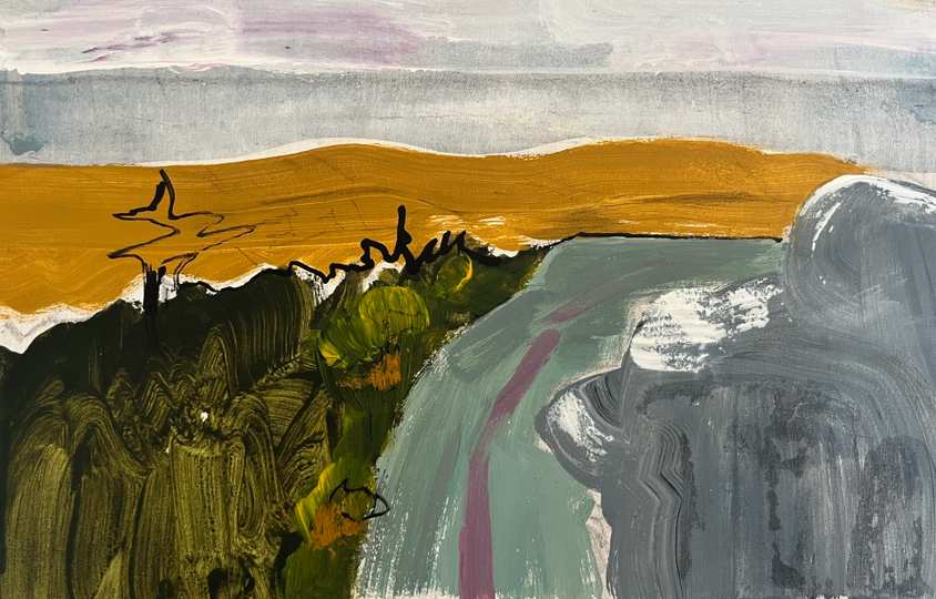 Rosewall Hill St Ives Summer by Mel Hatton 