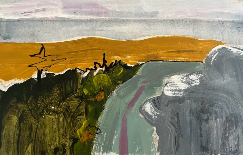 Rosewall Hill St Ives Summer by Mel Hatton, Image 1.