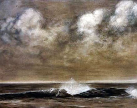 Veil of Waves by A. Mari Williams  Image: Framed canvas