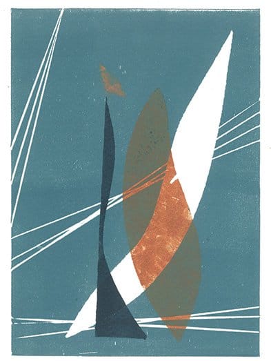 Abstract Blue 2 by Ilana Dashe 