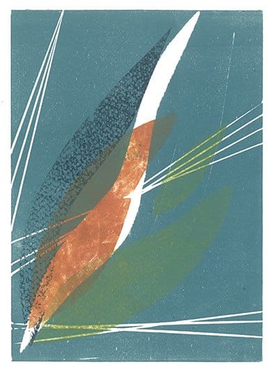 Abstract Blue 4 by Ilana Dashe 