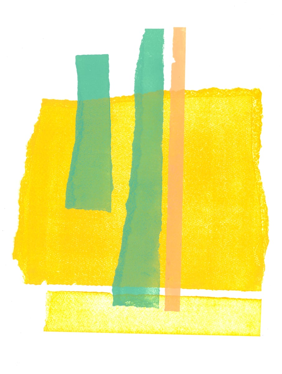 Abstract Yellow 4 by Ilana Dashe 