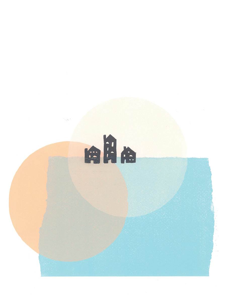 Quiet Sunset Gray by Ilana Dashe 