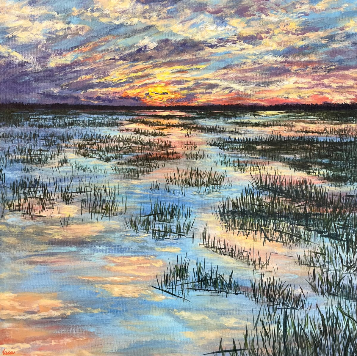 Low Country Radiance by Kelly Lucarelli  Image: Inspired from my travels to the low country near Harbor Island, SC