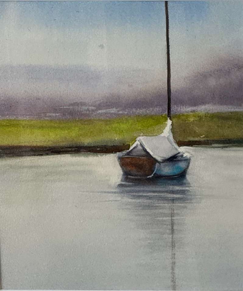 Lone Catboat by Steven Plaziak, Image 1.