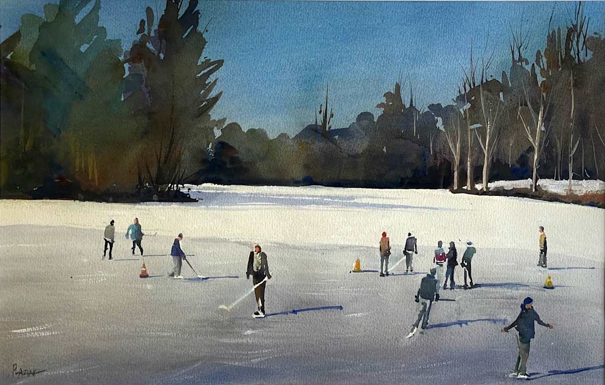 Skating Mill Pond by Steven Plaziak, Image 1.