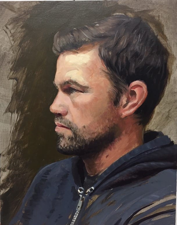 Self Portrait I by David Vegt  Image: Private Collection
