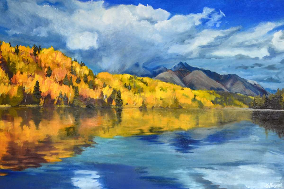 Autumn Paddle on Long Lake by Kayla McGrath, Image 1.