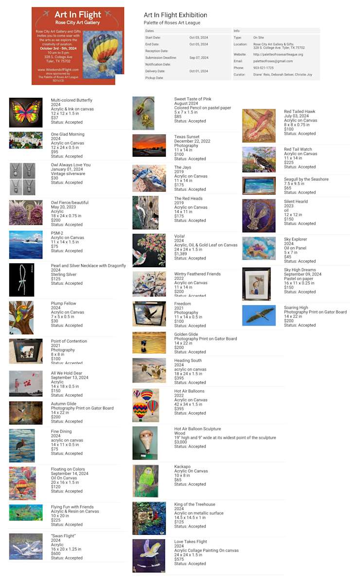 Art In flight Poster, Image 1.