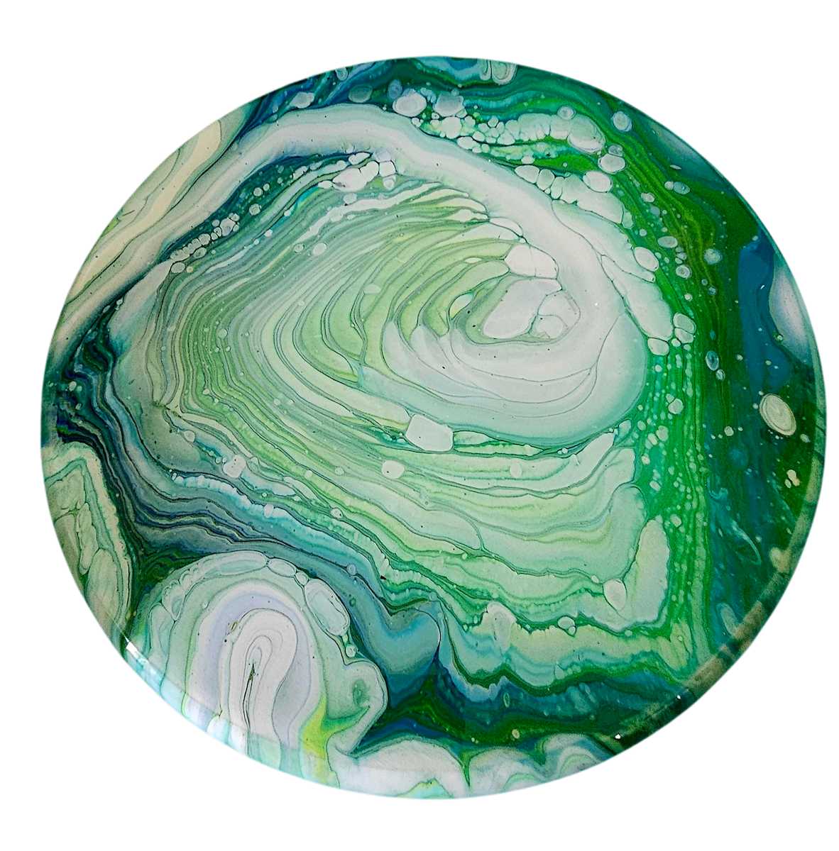 Lazy susan/green clouds by Pam McAdams, Image 1.