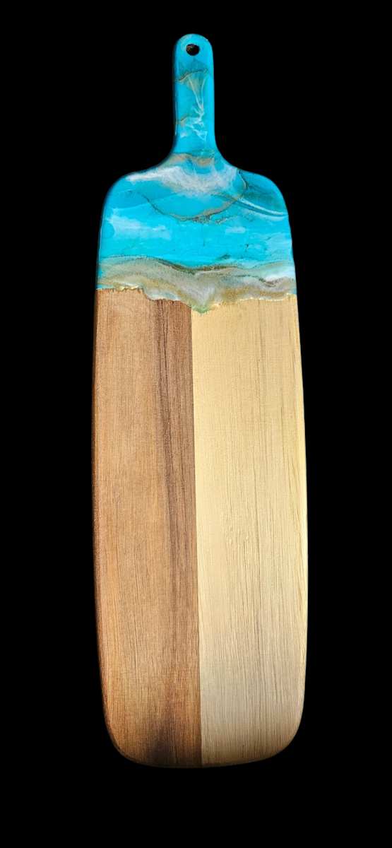 Small charcuterie board/ocean by Pam McAdams, Image 1.