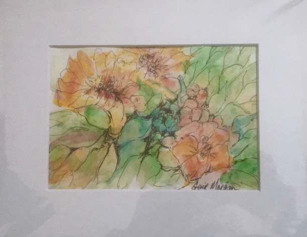 A Pop of Orange by Genie Morgan 
