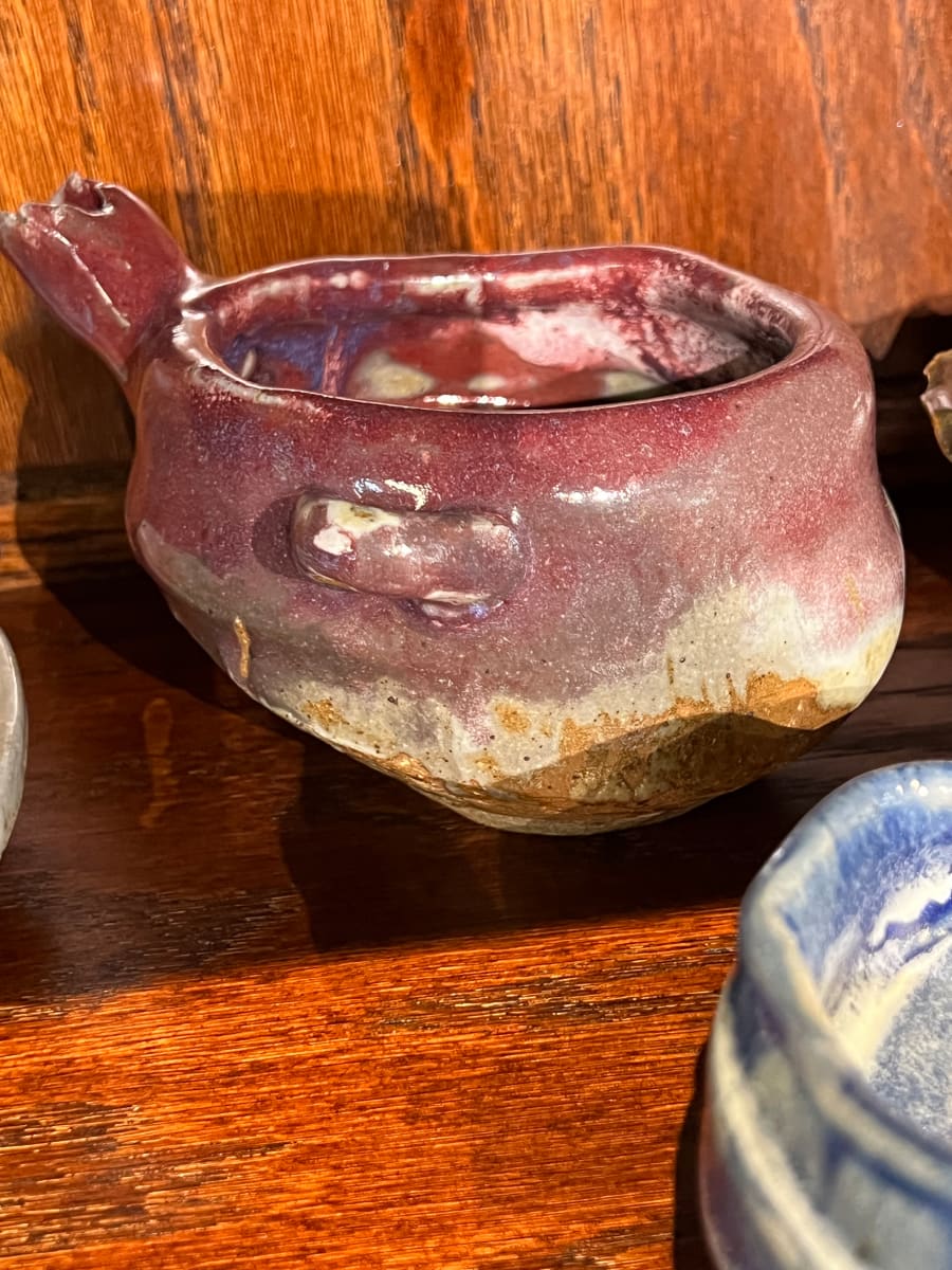 Burgundy Bowl by Serenity Mitchell 