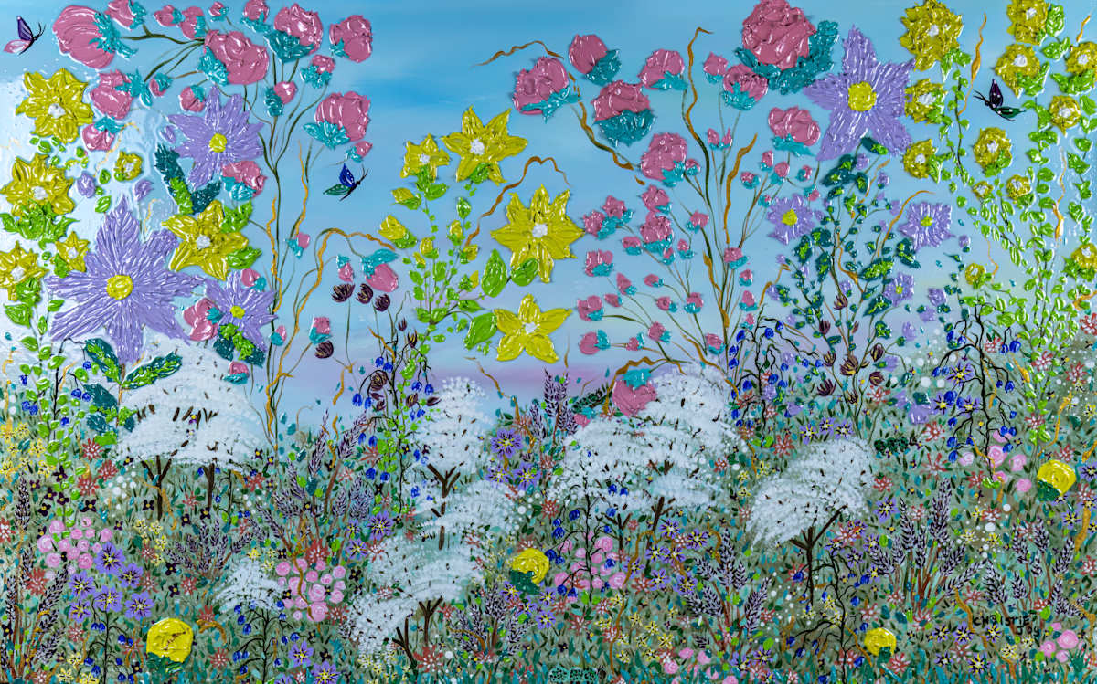 He Said- Come Sit With Me in the Garden by Christie Joy 