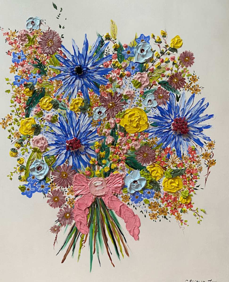 Color Burst Bouquet 5 by Christie Joy, Image 1.