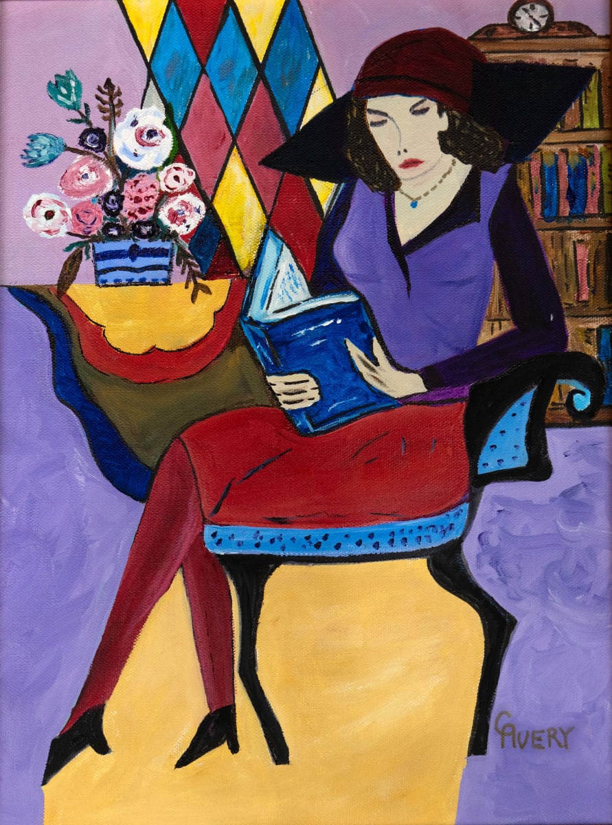 Lady Reading by Gary Avery 