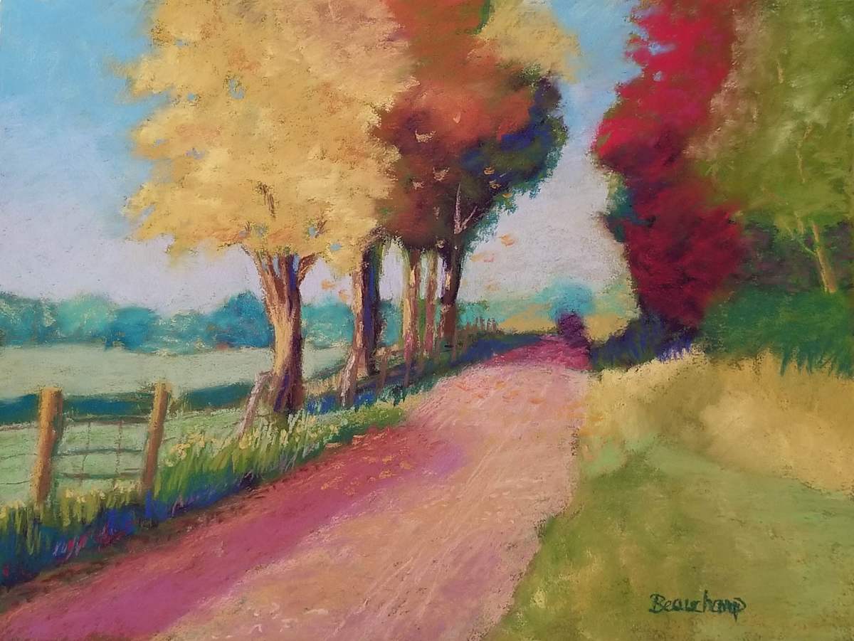Falling Leaves by Nancy Beauchamp 