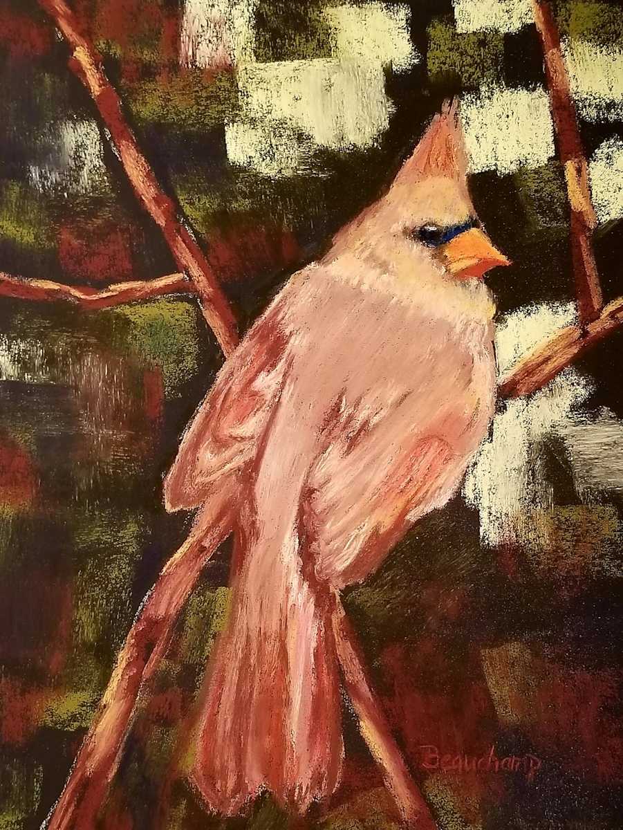 Mrs. Cardinal by Nancy Beauchamp, Image 1.