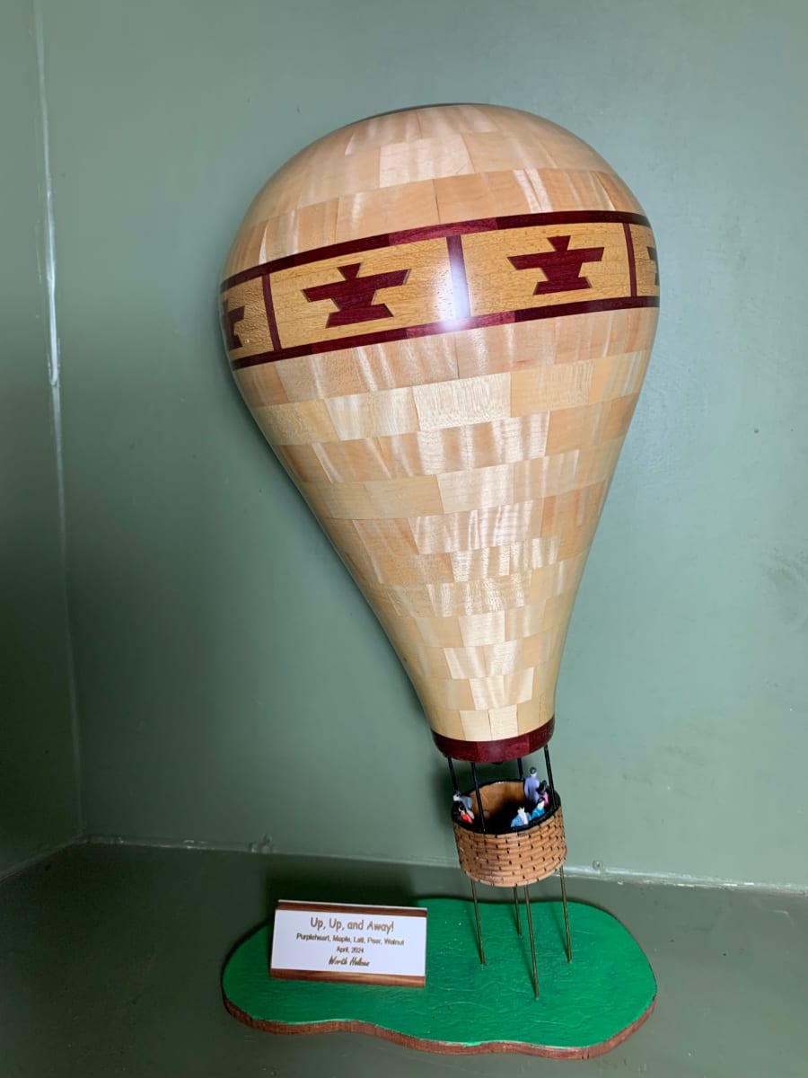 Hot Air Balloon Sculpture by Worth Holmes 