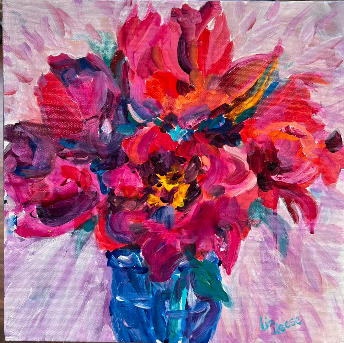 Pink Burst by Liz Reese 