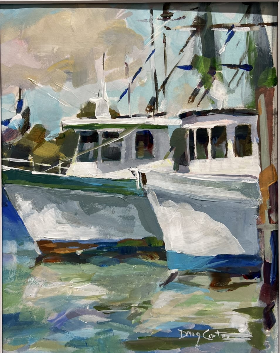 Shrimp Boats I by Doug Carter 