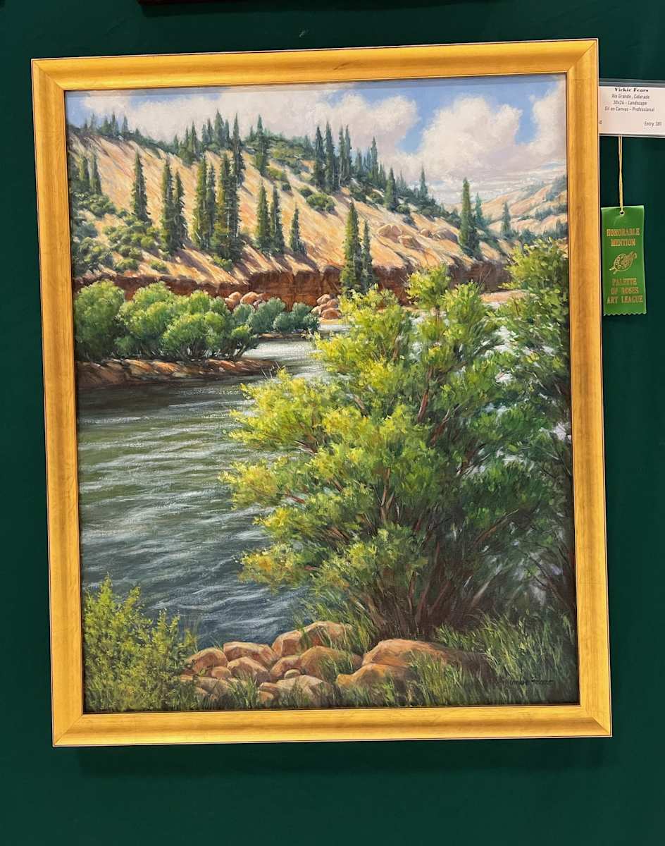 Rio Grande , Colorado by Vickie Fears  Image: Honorable Mention Award - Professional Division / Landscape Category
Rose Festival Art Show 2025