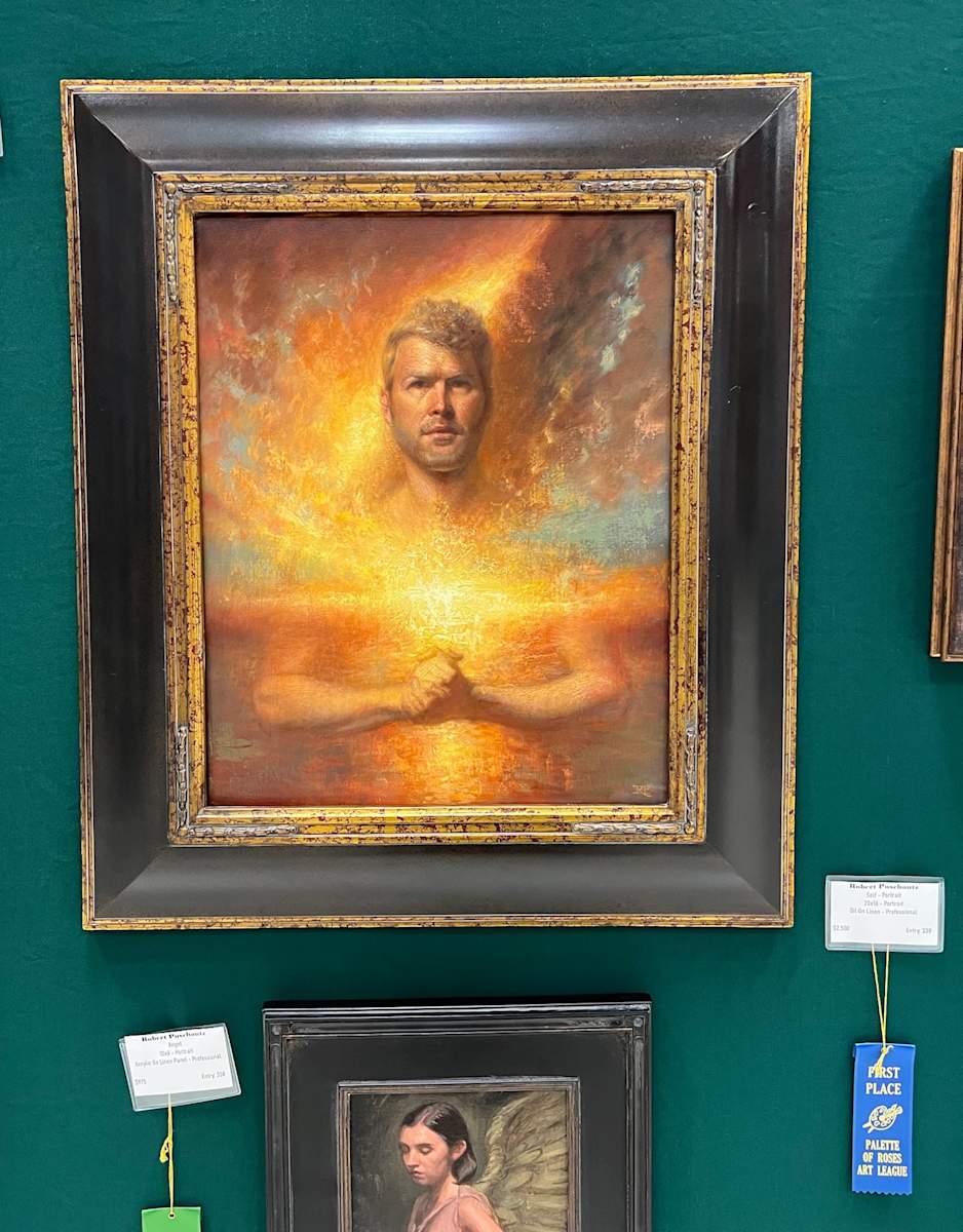 Self - Portrait by Robert Puschautz  Image: First Place Award - Professional Division / Portrait, Figurative Category
