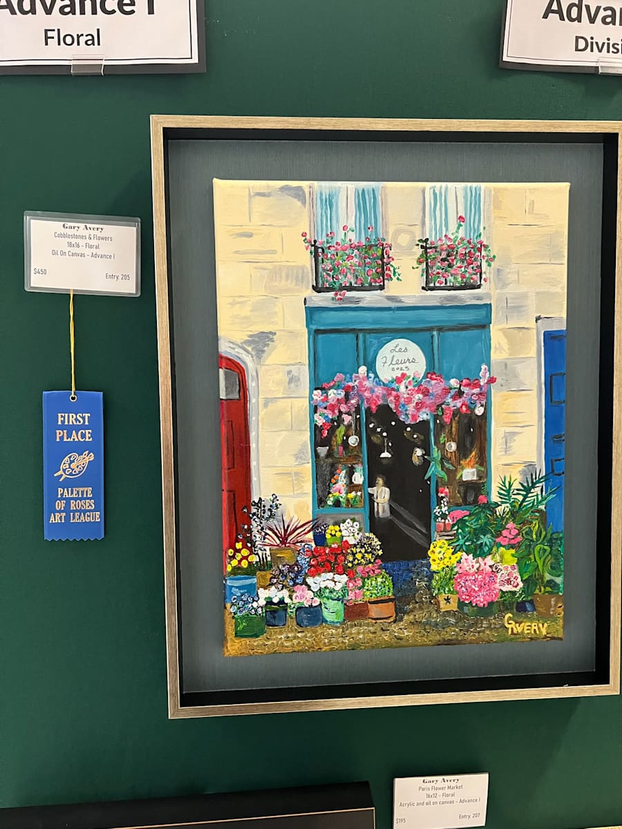 Cobblestones & Flowers by Gary Avery, Image 2.