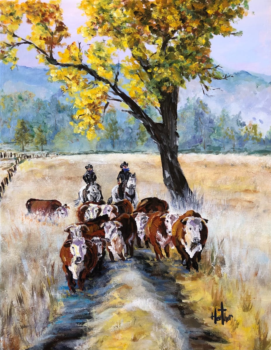 Bringing Home the Herefords by Heather Burris 