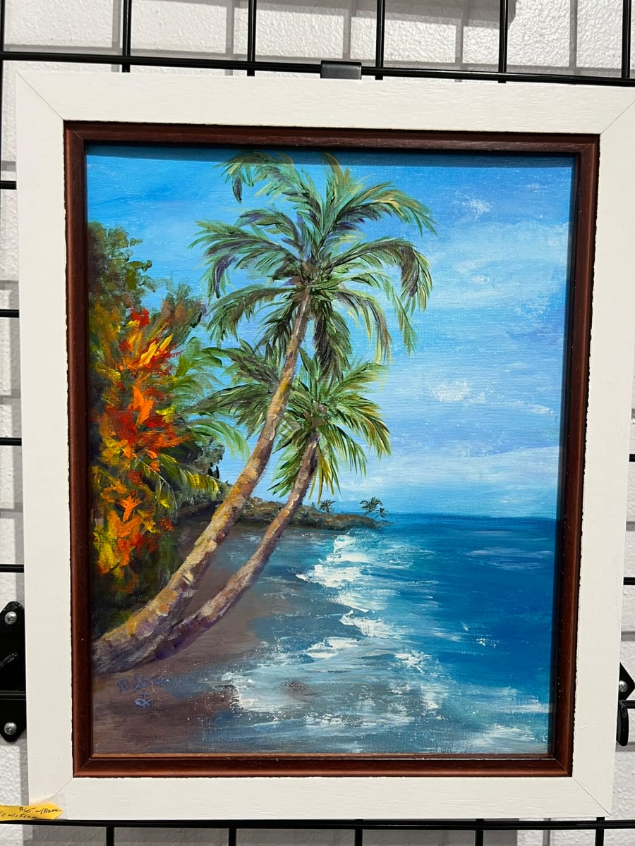 Palm Seascape by Deborah Setser 