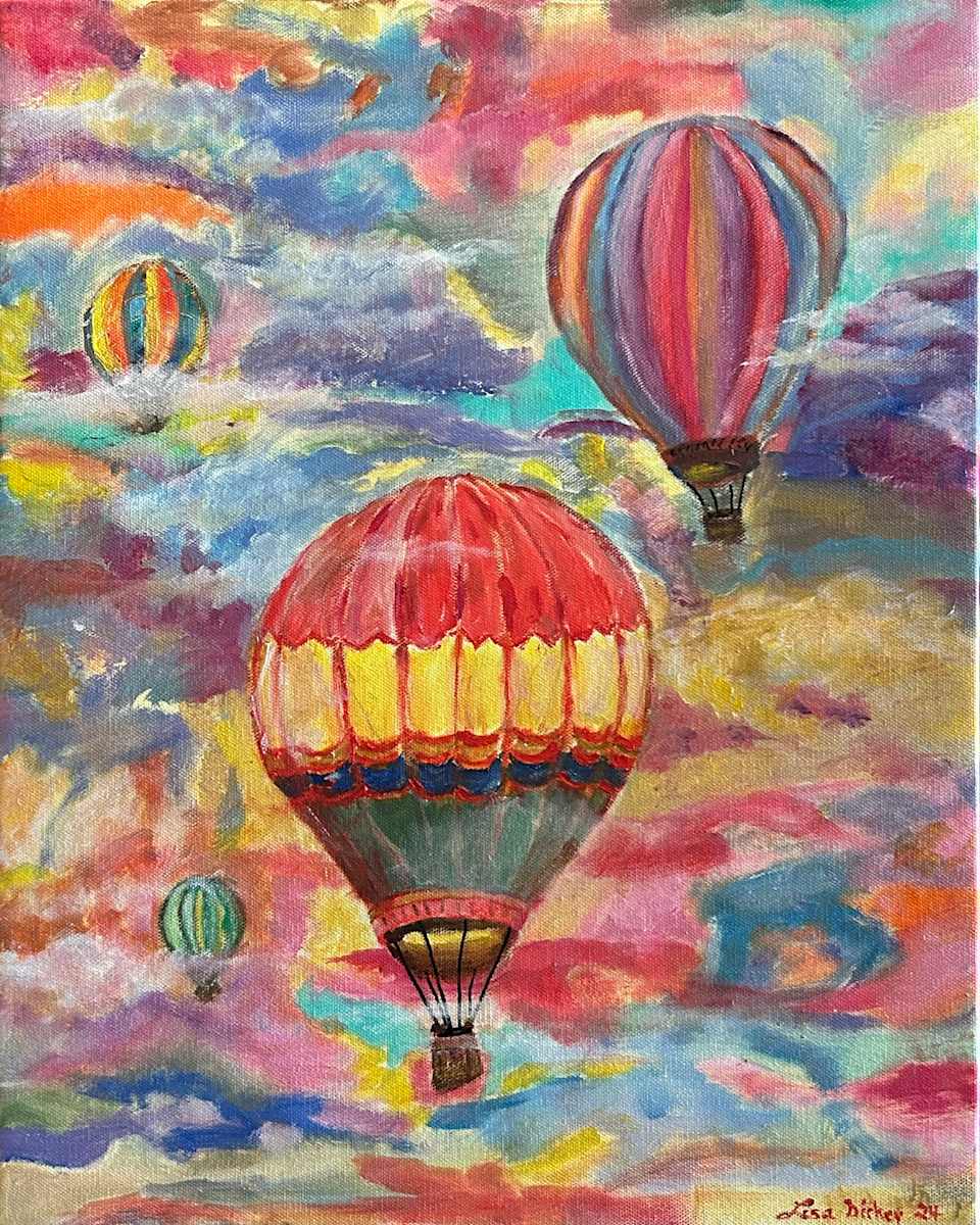 Floating on Colors by Lisa Dickey 