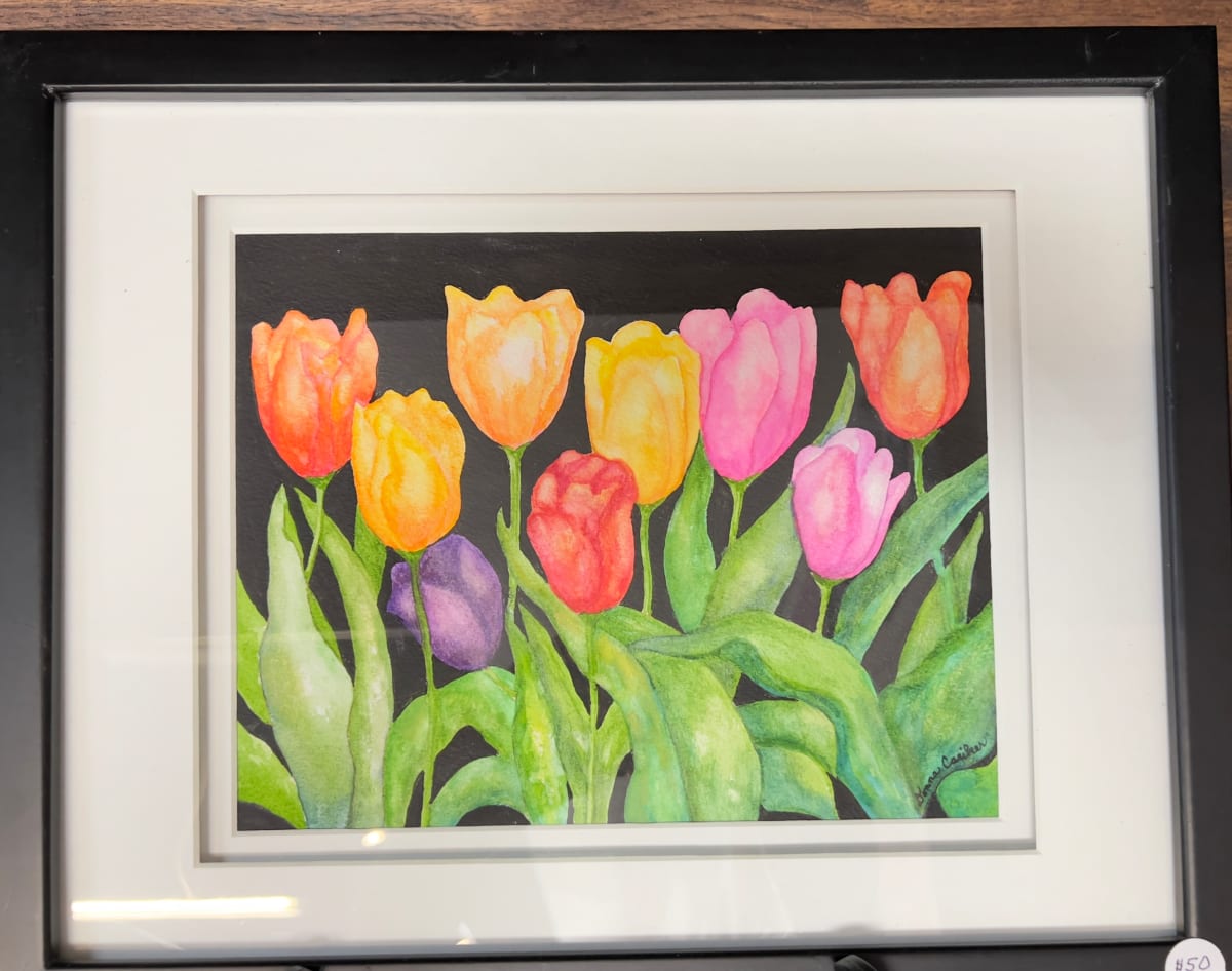 Multi-colored Tulip by Donna Cariker 