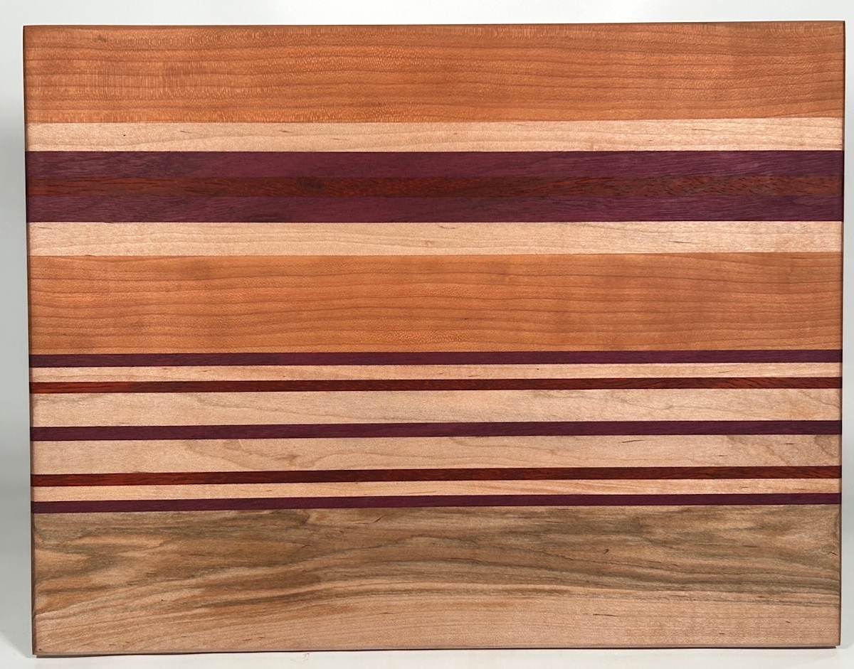Striped Cutting Board by Scott Levy, Image 1.