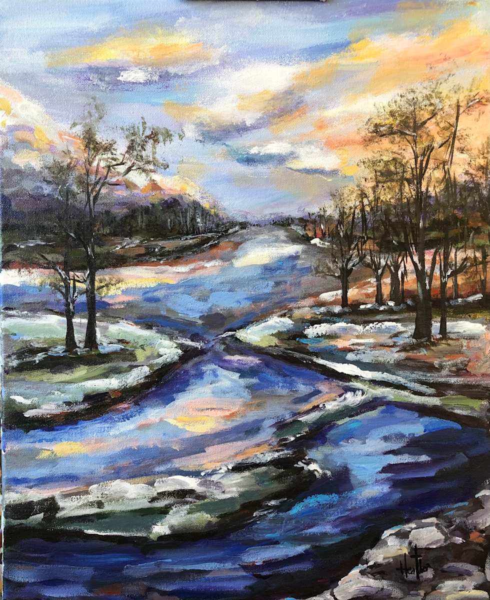 Frosted Stream by Heather Burris 