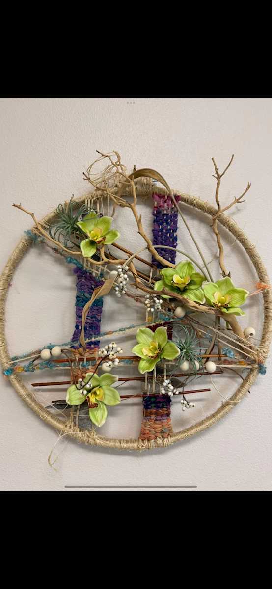 Entwined in Nature by Ute` Schnetzinger  Image: A Floral Abstraction