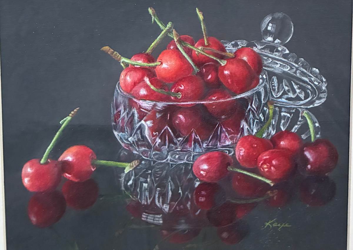 Bowl of Cherries 1 by Kaye Jackson, Image 1.