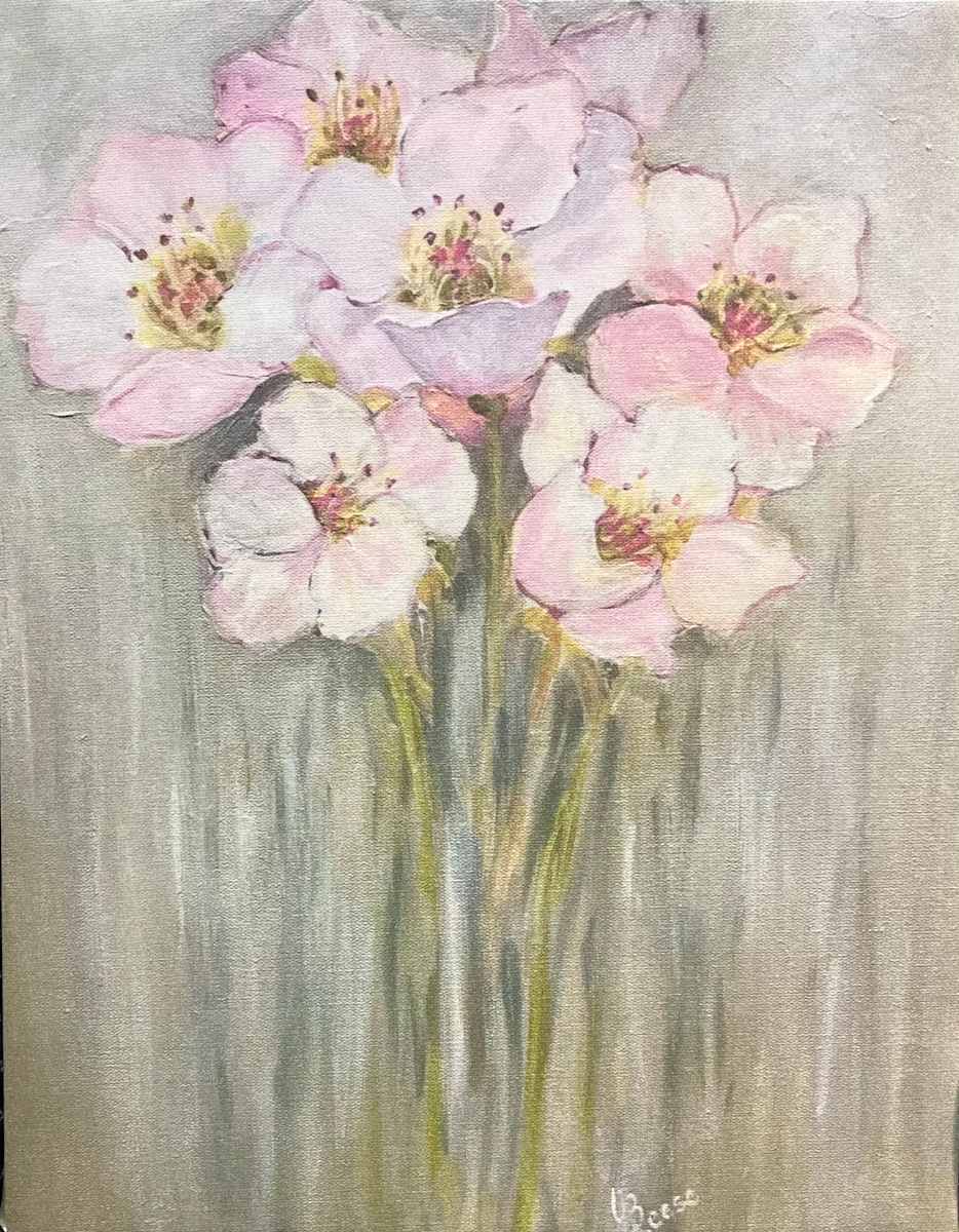 White flowers by Liz Reese, Image 1.