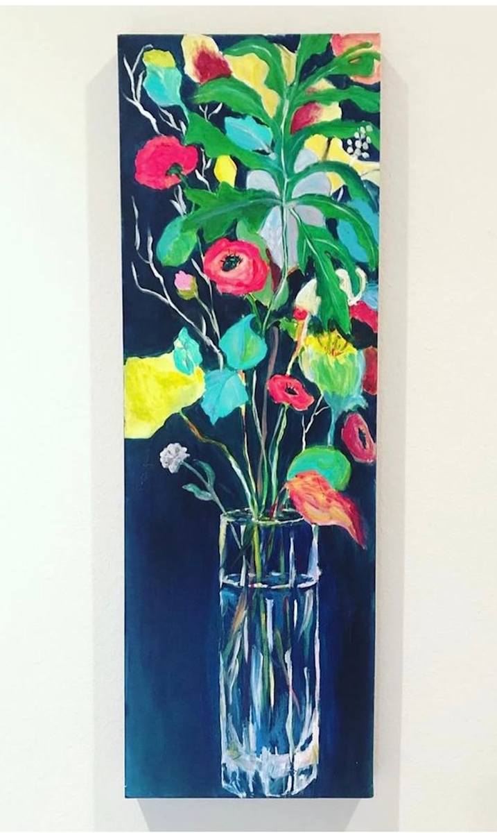 Tall Vase of color by Liz Reese, Image 1.