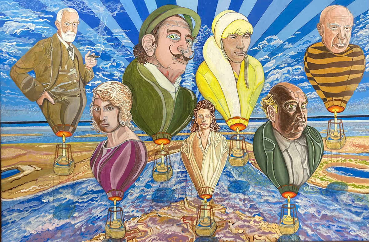 The seven de-vine Dali familiar Spaniard delusions of grandeur hot-air Catalan Clan. by Ray Eikerts, Image 3.