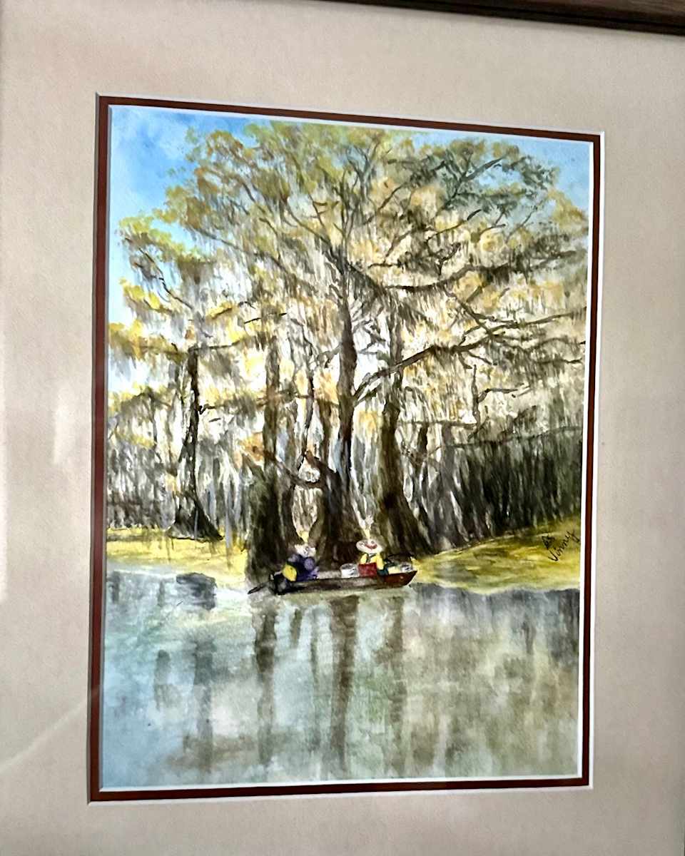 Cousins On Caddo Lake by Vinny Cookson 
