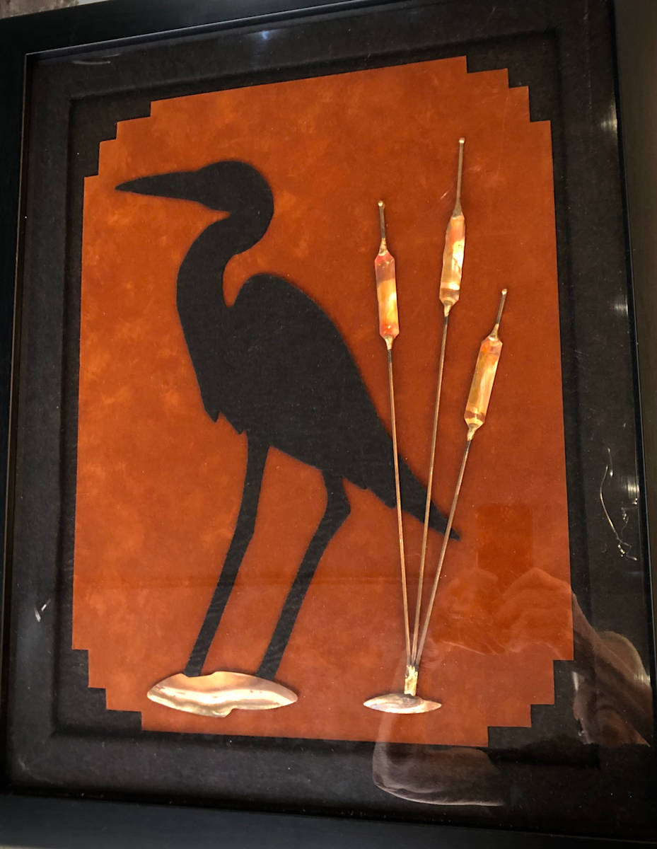 Black Crane by Donna Cariker 