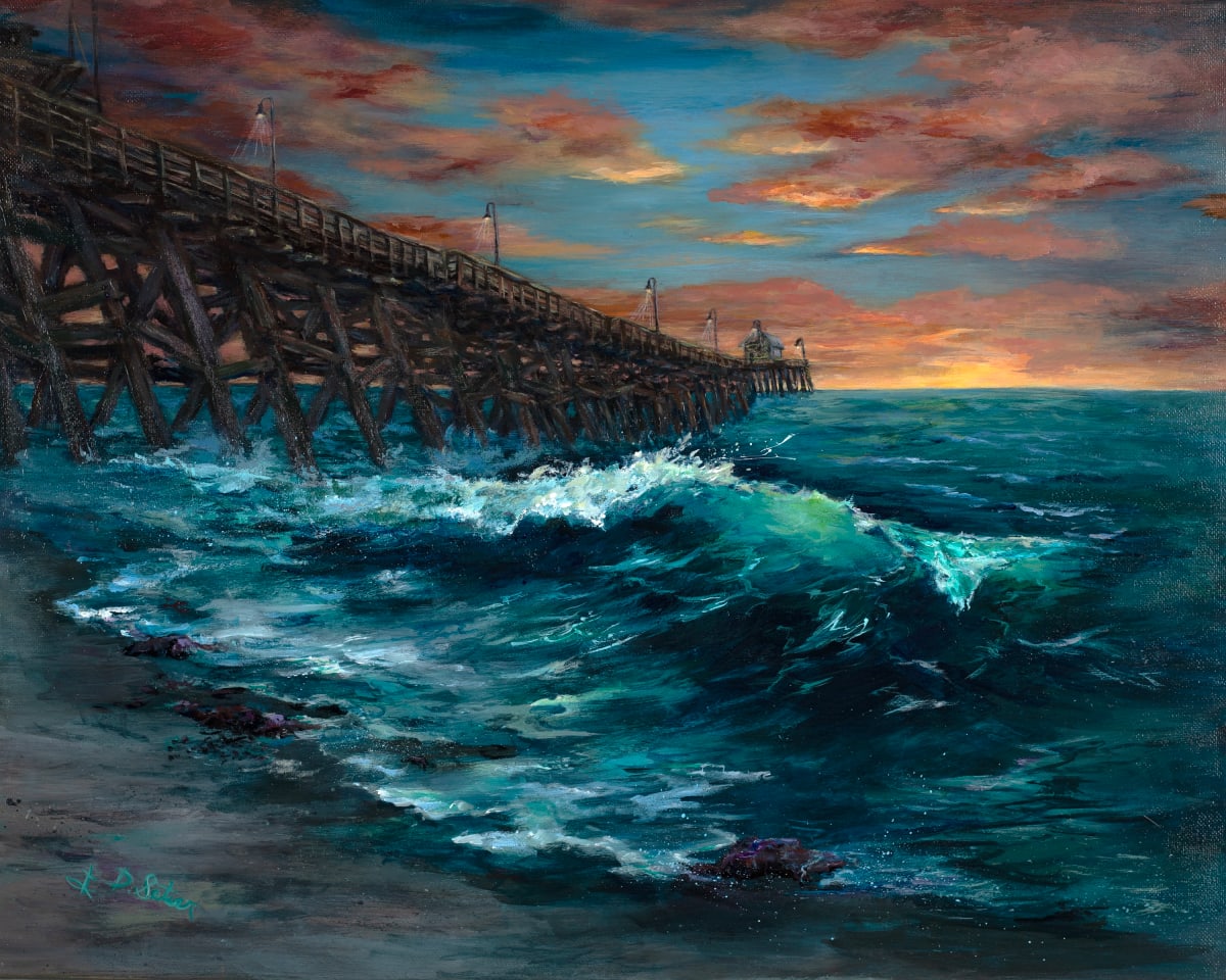 Dance of Colors at Dana Point Pier by Deborah Setser 