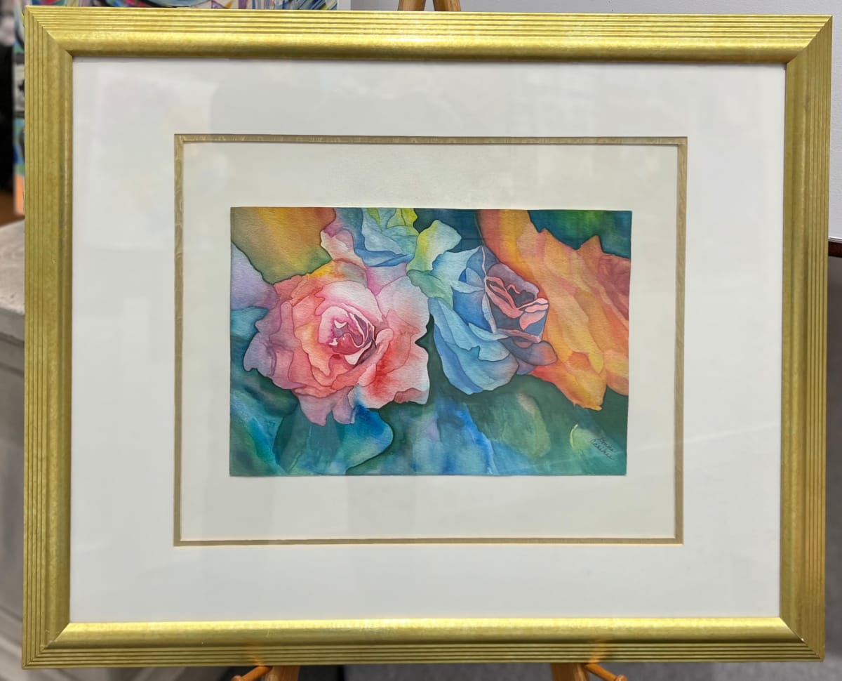 Rainbow Roses by Donna Cariker 