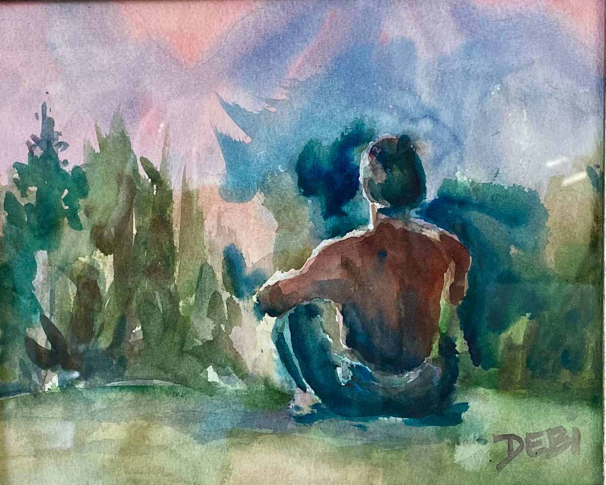 Quiet Time, Italian Style by Debi Carter, Image 1.